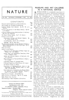 Nature : a weekly illustrated journal of science vol. 156 no. 3957 (1945)