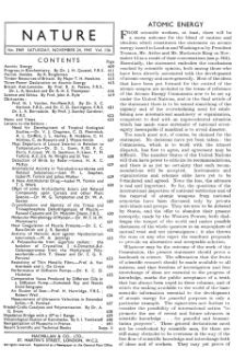 Nature : a weekly illustrated journal of science vol. 156 no. 3969 (1945)