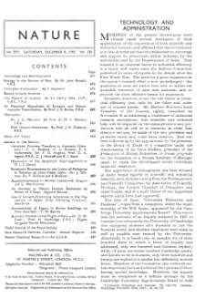 Nature : a weekly illustrated journal of science vol. 156 no. 3971 (1945)
