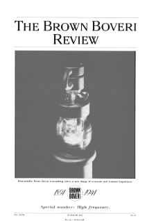 Revue Brown Boveri : publiée par la Société Anonyme Brown, Boveri & Cie nr 12 pp. 413-448 (1941)