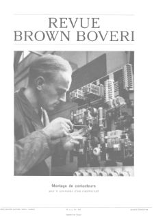 Revue Brown Boveri : publiée par la Société Anonyme Brown, Boveri & Cie nr 3 (1944)