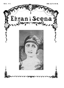 Ekran i Scena: Tygodnik artystyczno-literacki dla spraw filmu i teatru nr 3 (1923)
