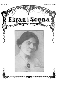 Ekran i Scena: Tygodnik artystyczno-literacki dla spraw filmu i teatru nr 4 (1923)