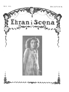 Ekran i Scena: Tygodnik artystyczno-literacki dla spraw filmu i teatru nr 5 (1923)
