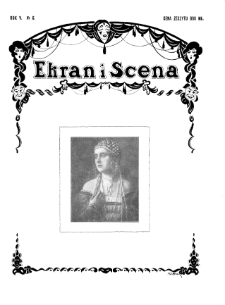 Ekran i Scena: Tygodnik artystyczno-literacki dla spraw filmu i teatru nr 6 (1923)
