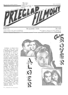Przegląd Filmowy, Teatralny, Radiowy R. 11 nr 508 (1939)