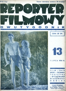 Reporter Filmowy: tygodnik nr 13 (1934)