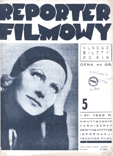 Reporter Filmowy: tygodnik nr 5 (1935)
