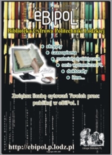 Biblioteka Cyfrowa Politechniki Ł&oacute;dzkiej eBiPoL : plakat
