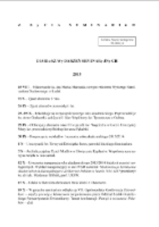 DIARIUSZ WYDARZEŃ SEMINARYJNYCH 2013-2014