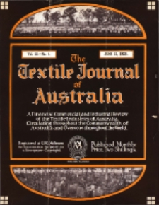 The Textile Journal of Australia vol. 3 no. 4 (1928)