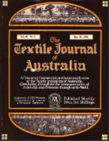 The Textile Journal of Australia vol. 3 no. 8 (1928)