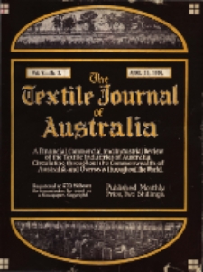 The Textile Journal of Australia vol. 5 no. 2 (1930)
