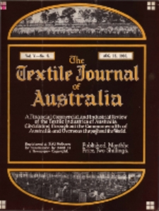 The Textile Journal of Australia vol. 5 no. 6 (1930)