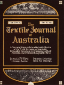The Textile Journal of Australia vol. 5 no. 7 (1930)