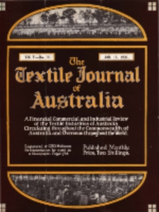 The Textile Journal of Australia vol. 5 no. 11 (1930)