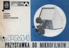 Przystawka do mikrofilmów typ PM-1
