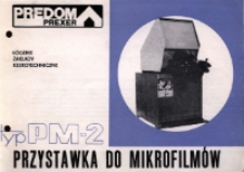 Przystawka do mikrofilmów typ PM-2