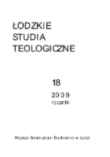 Łódzkie Studia Teologiczne T. 18 (2009) - Karta tytułowa i redakcyjna