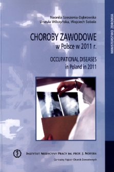 Choroby zawodowe w Polsce w 2011 roku