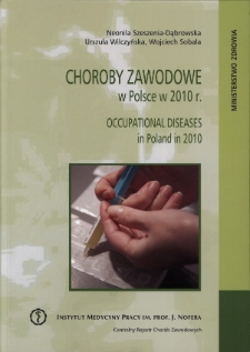 Choroby zawodowe w Polsce w 2010 roku