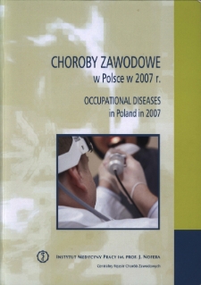 Choroby zawodowe w Polsce w 2007 r.