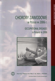 Choroby zawodowe w Polsce w 2006 roku