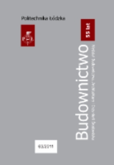 Zeszyty Naukowe. Budownictwo nr 63 (2011)