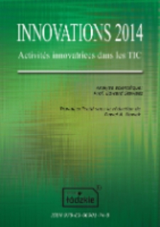 INNOVATIONS 2014. Activités innovatrices dans les TIC.
