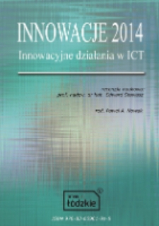 INNOWACJE 2014. Innowacyjne działania w ICT.