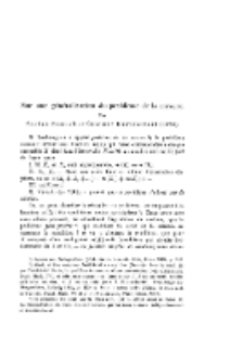 Sur une g&eacute;n&eacute;ralisation du probleme de la mesure [PDF]