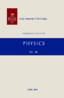 Scientific Bulletin. Physics vol. 36 (2015)