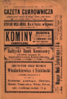 Gazeta cukrownicza R. 11, t. 22 nr 36 (1904)