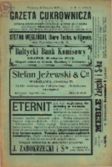 Gazeta cukrownicza R. 17, t. 33 nr 9 (1909)