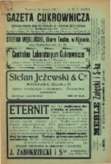 Gazeta cukrownicza R. 17, t. 33 nr 17 (1910)