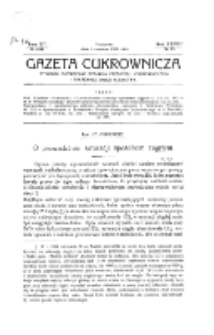 Gazeta cukrownicza R. 28, t. 52 nr 23 (1920)