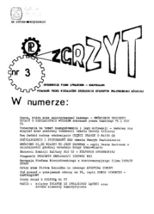 Zgrzyt - studenckie pismo społeczno-kulturalne NZS PŁ nr 3 (1981) [HTML]