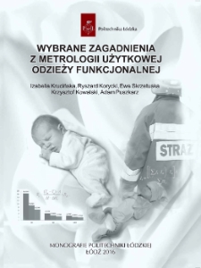 Wybrane zagadnienia z metrologii użytkowej odzieży funkcjonalnej