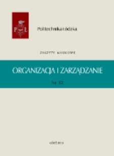 Zeszyty Naukowe. Organizacja i Zarządzanie z. 62 (2015)