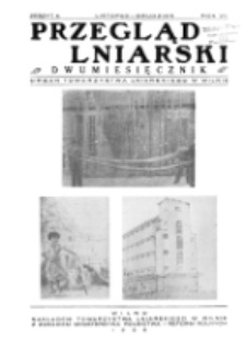 Przegląd Lniarski : kwartalnik : organ Towarzystwa Lniarskiego w Wilnie R. 7 z. 6 (1936)