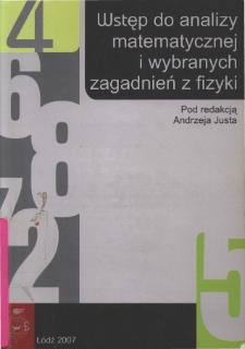 Wstęp do analizy matematycznej i wybranych zagadnień z fizyki