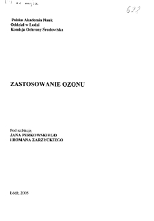 Zastosowanie ozonu