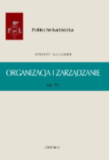 Zeszyty Naukowe. Organizacja i Zarządzanie z. 71 (2018)