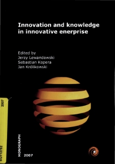 Information and knowledge in innovative enterprise