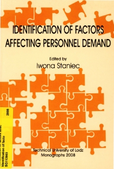 Identification of factors affecting personnel demand