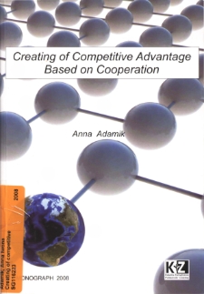 Creating of competitive advantage based on cooperation