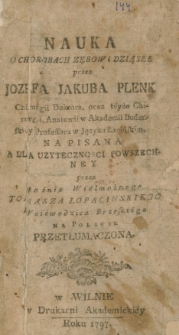 Nauka o chorobach zębow i dziąseł