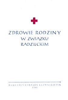 Zdrowie rodziny w Związku Radzieckim
