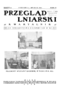 Przegląd Lniarski : kwartalnik : organ Towarzystwa Lniarskiego w Wilnie R. 4 z. 4 (1933) [.pdf]