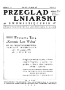 Przegląd Lniarski : kwartalnik : organ Towarzystwa Lniarskiego w Wilnie R. 5 z. 3 (1934) [.pdf]
